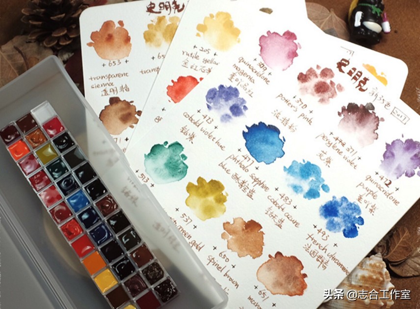 烧钱水粉画,水彩颜料省钱