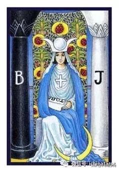 塔罗单牌解析女祭司,塔罗解析女祭司