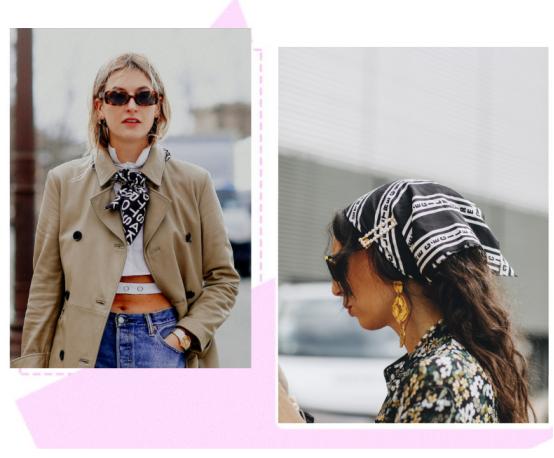 丝巾有哪些时髦又高级的搭配,简单丝巾穿出高级感