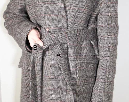 大衣腰带显瘦,大衣腰带的7种系法简单