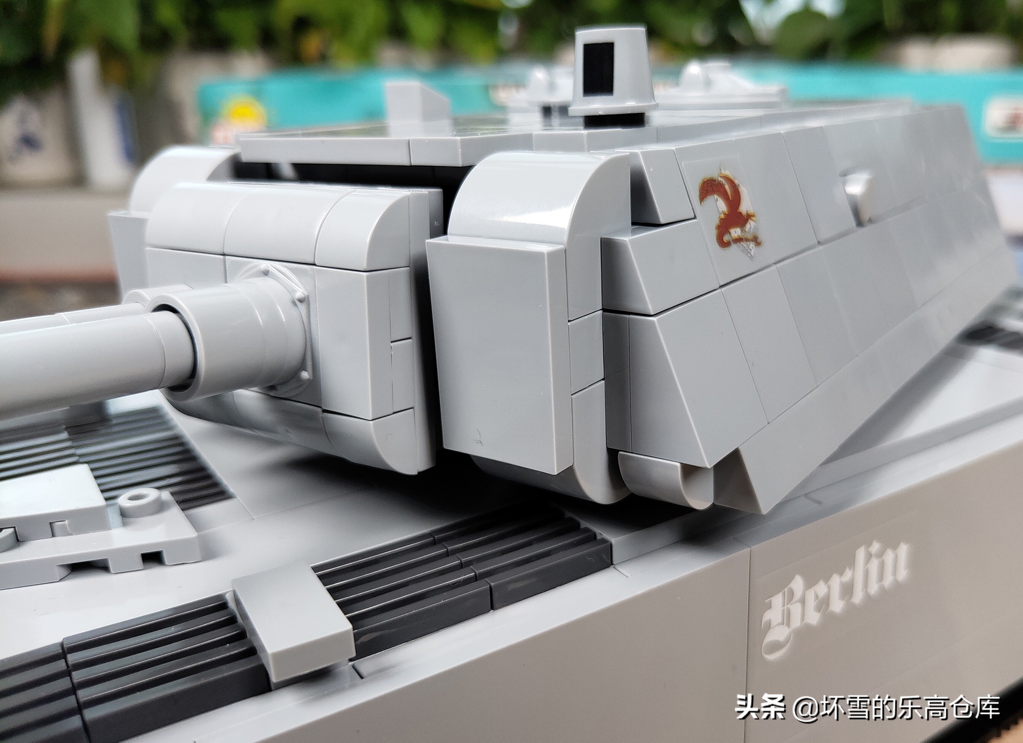 cobi积木英国超重型坦克拼装过程,cobi鼠式积木坦克