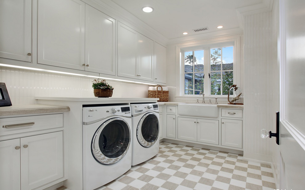 新房装修小洗衣机放哪里比较好,小户型卫生间洗衣机怎么放