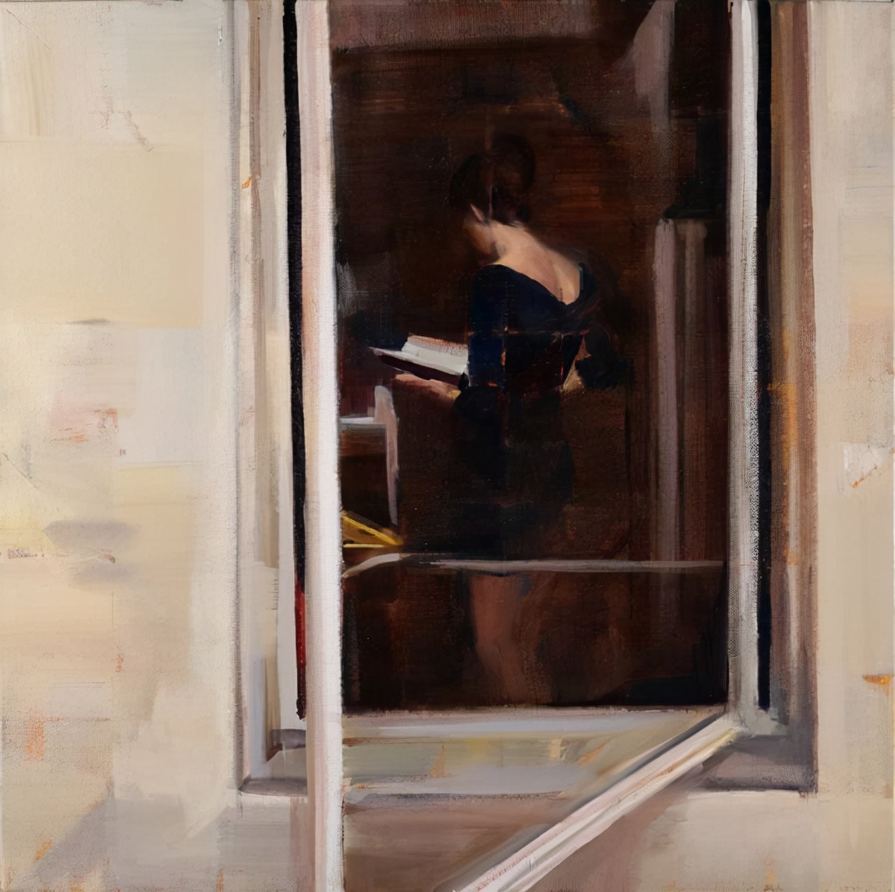 画家纯手绘油画,现实主义人物油画作品欣赏