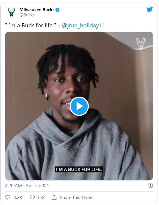 雄鹿霍勒迪20-21赛季,雄鹿霍勒迪四个三分