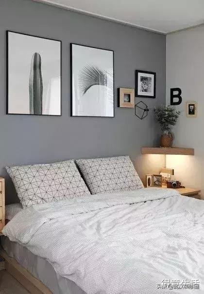 卧室太小放不下床,卧室太小床头柜效果图