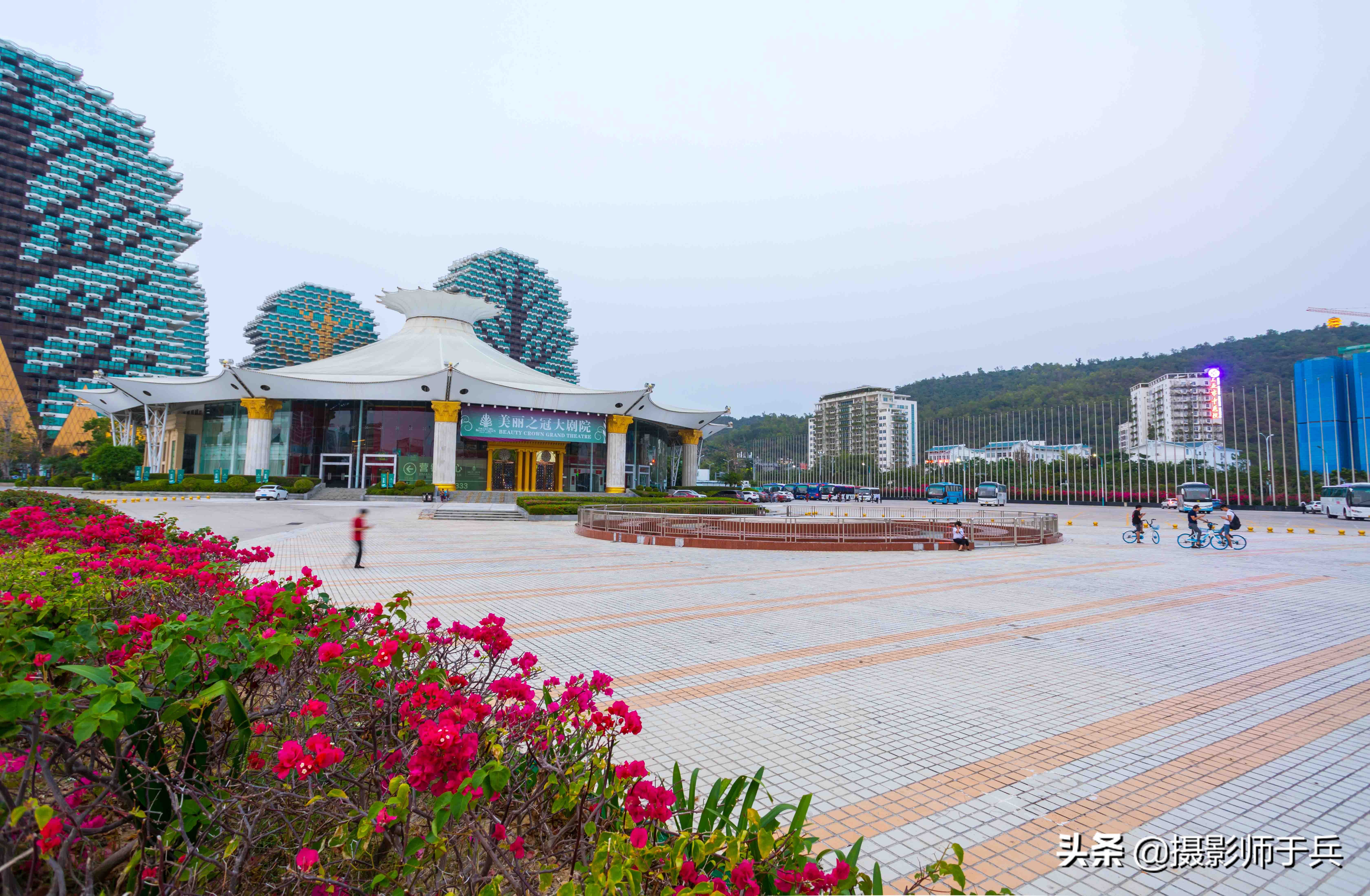 三亚美丽之冠哪栋最好,三亚地标性建筑美丽之冠大松树