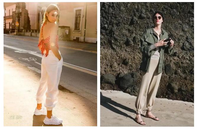 宽松休闲显瘦七分非常酷的萝卜裤,不挑腿的显瘦萝卜裤什么都可以搭