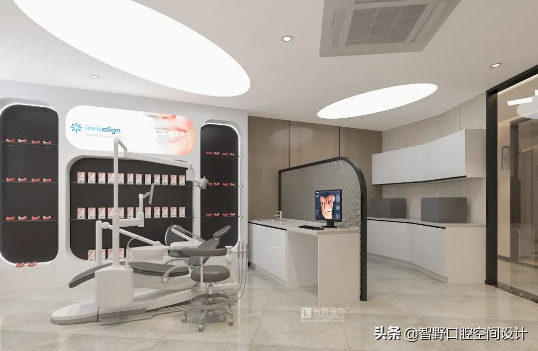 牙科简约装修图实景图,牙科装修效果视频