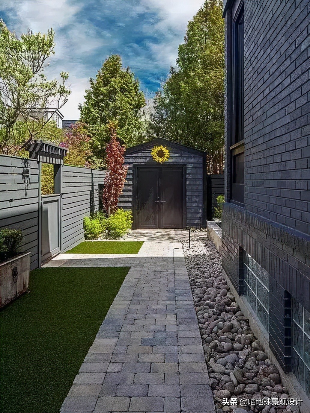 别墅庭院地面透水混凝土,别墅庭院地面铺装材料