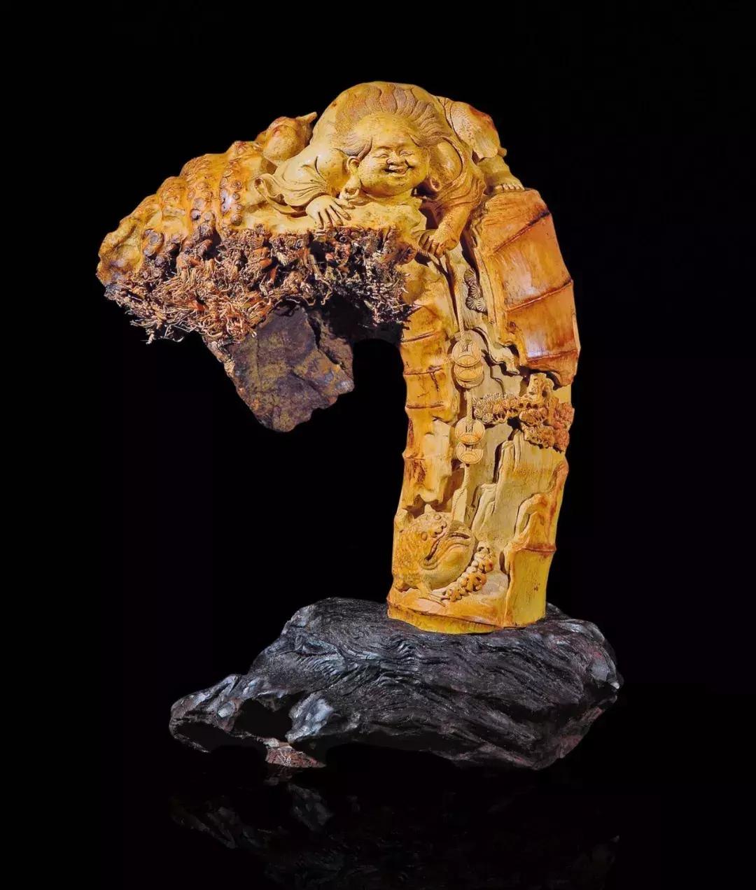 竹雕金蟾怎么玩,竹雕有盘玩价值吗