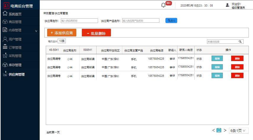需求文档一般用什么软件,电商后台管理系统