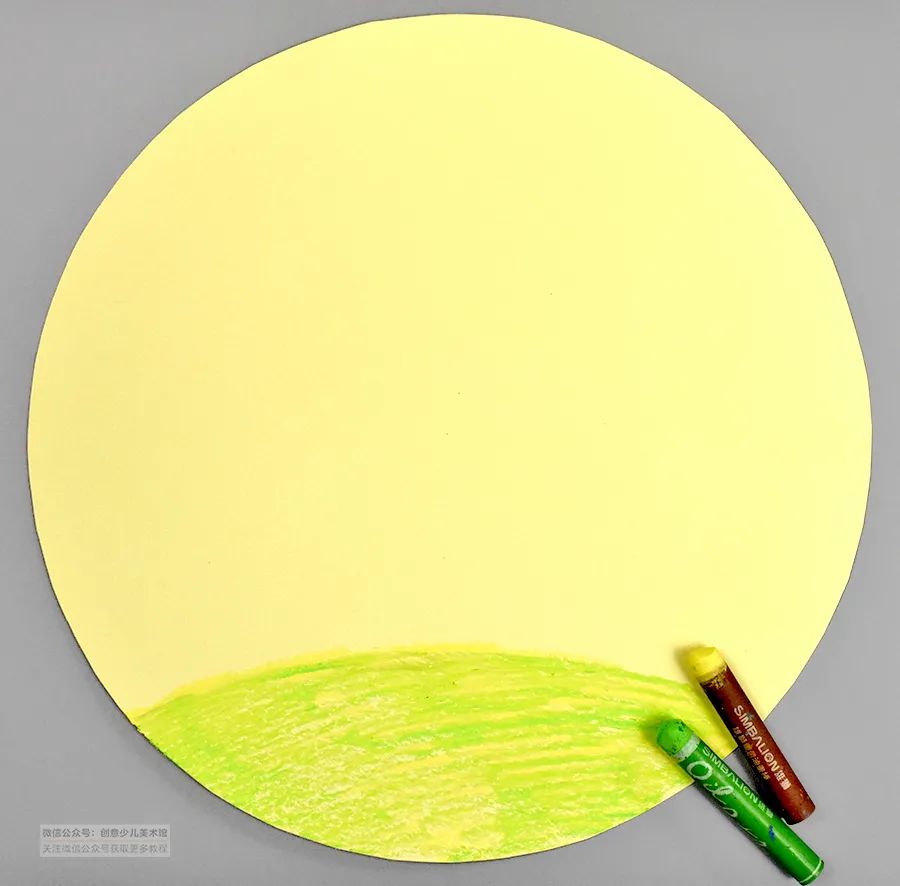 儿童画教程|幼儿秋季艺术启蒙课程《小刺猬搬果果》