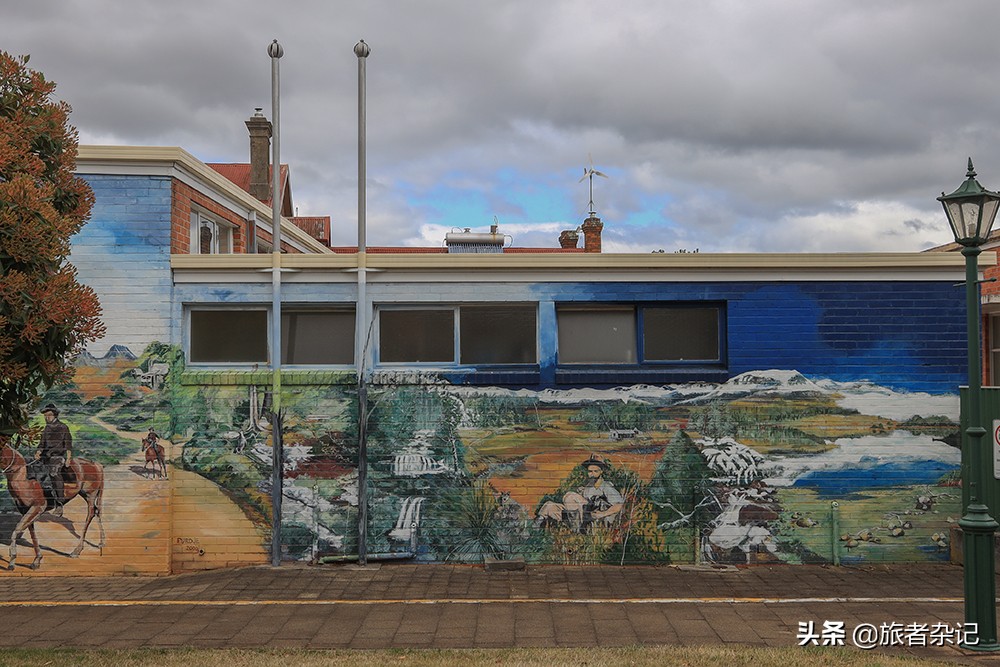 谢菲尔德壁画小镇图片,塔斯马尼亚壁画小镇谢菲尔德小镇
