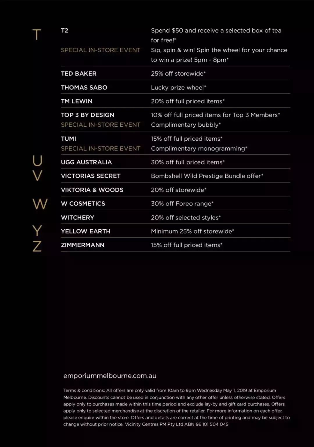 就在今天！！！CBD九大商场，上千个折扣offer低至65折！