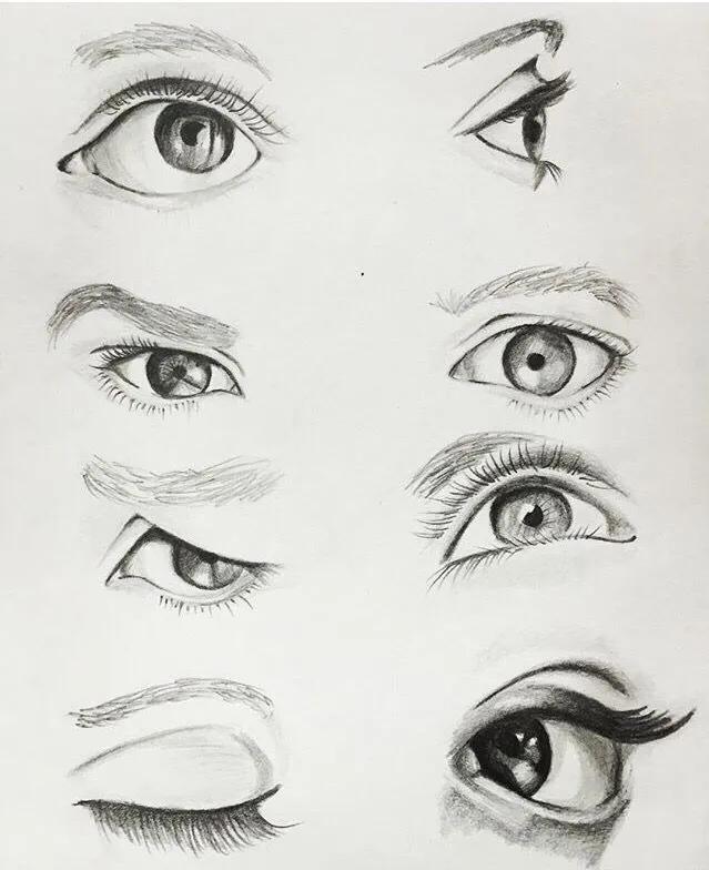 零基础画漫画萌少女素描技法篇,漫画手的各种姿势素描画法