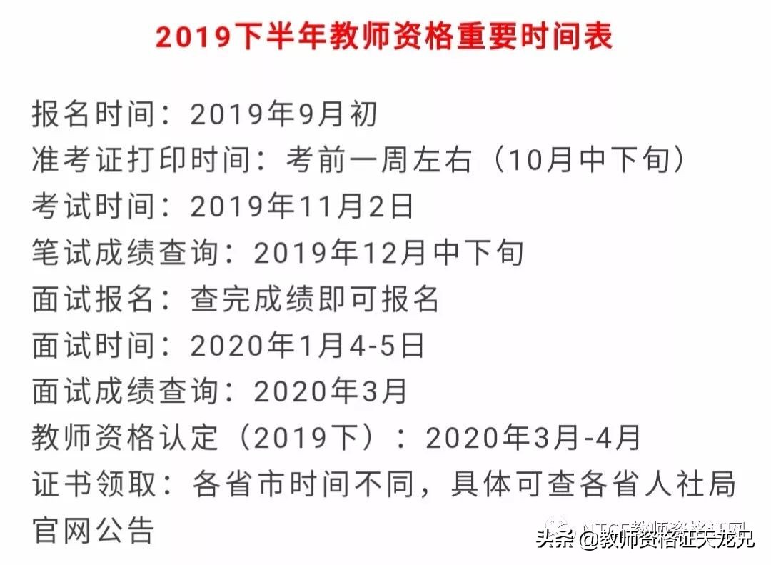 教师资格证考试报考流程「汇总」