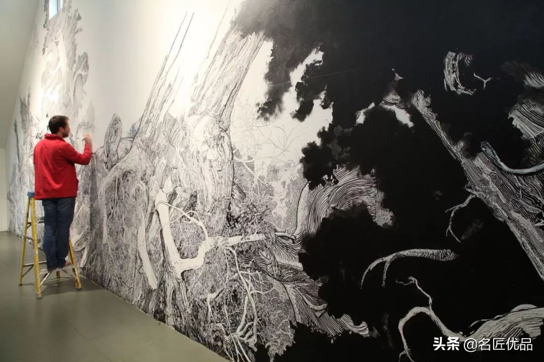 墙壁简单又好看的墙绘,手绘高级感墙面