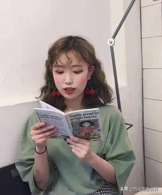 2020年最流行的发型圆脸长发中分,大圆脸女生适合的中分发型