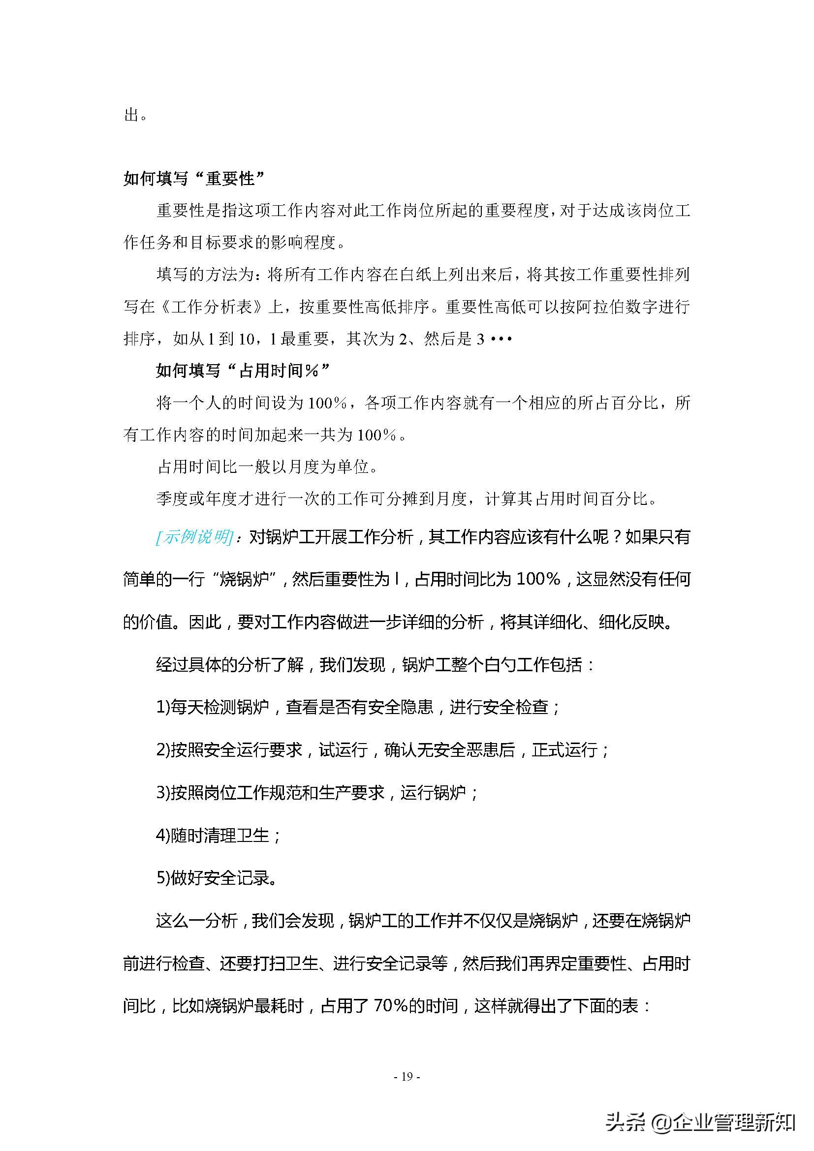 企业组织系统工具之工作分析，4大章节详细阐述（附案例）