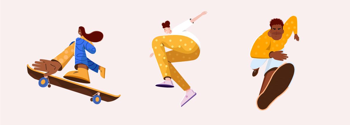 插画组件库用途,插画人物组件化