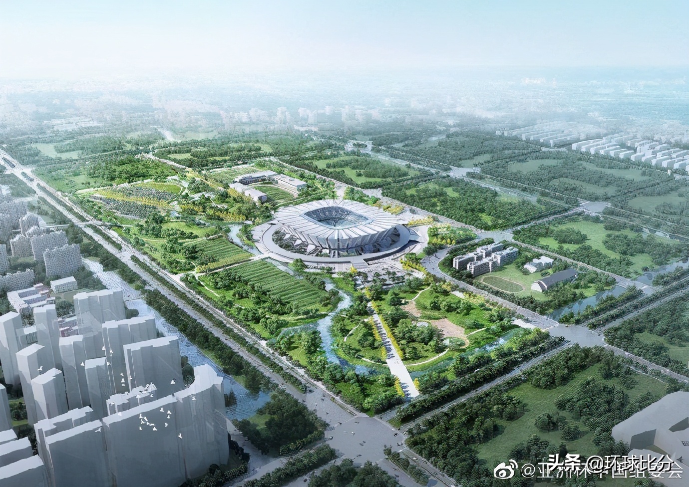 上海足球场设计,凤凰山足球场设计效果图