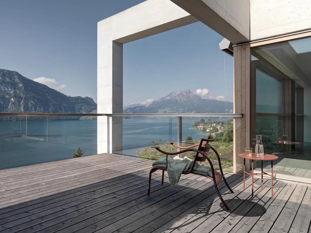 中式极简混凝土别墅设计,清水混凝土极简别墅