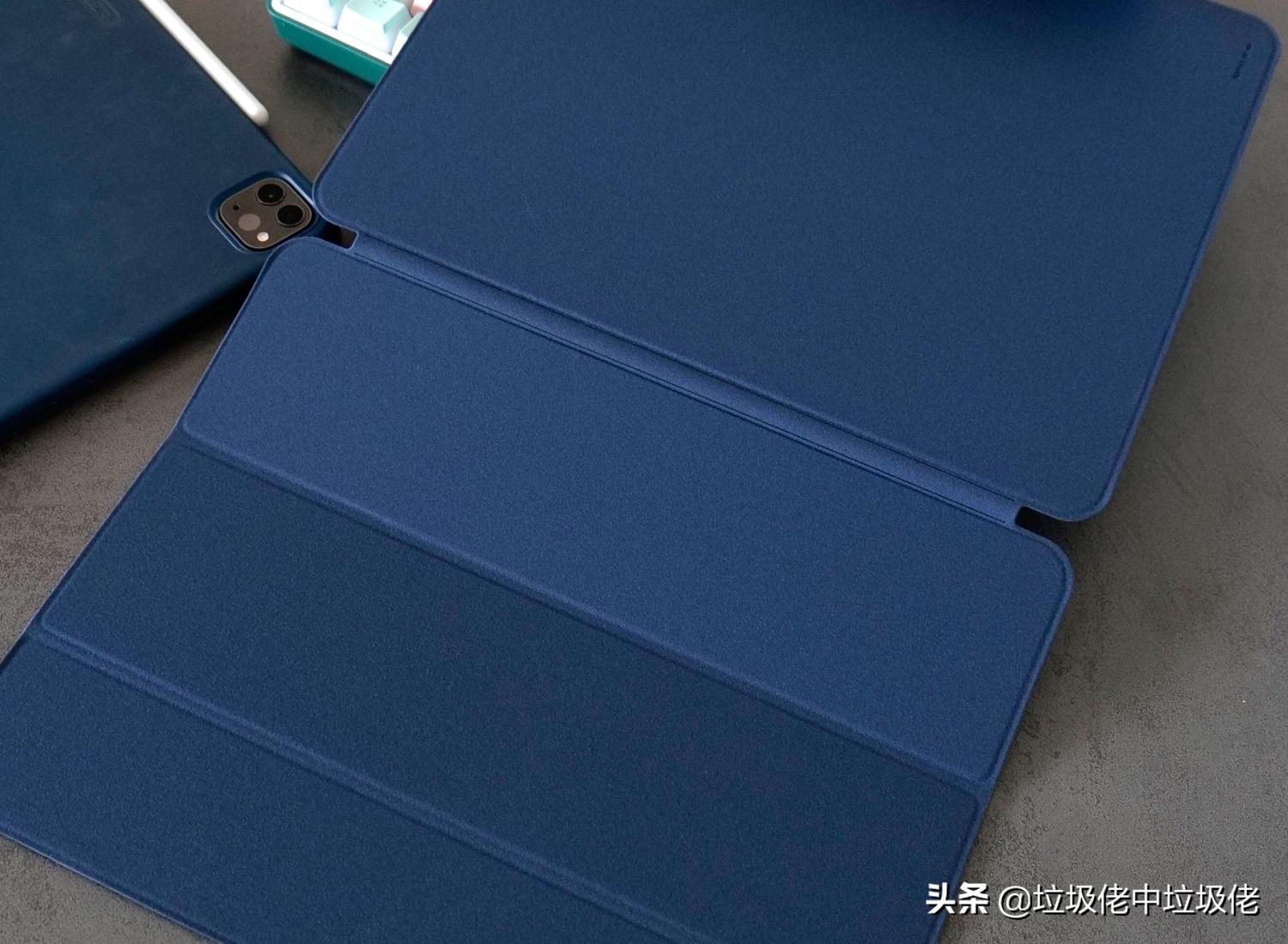 高档磁吸保护壳ipad,ipad保护壳高颜值防摔带笔槽硅胶