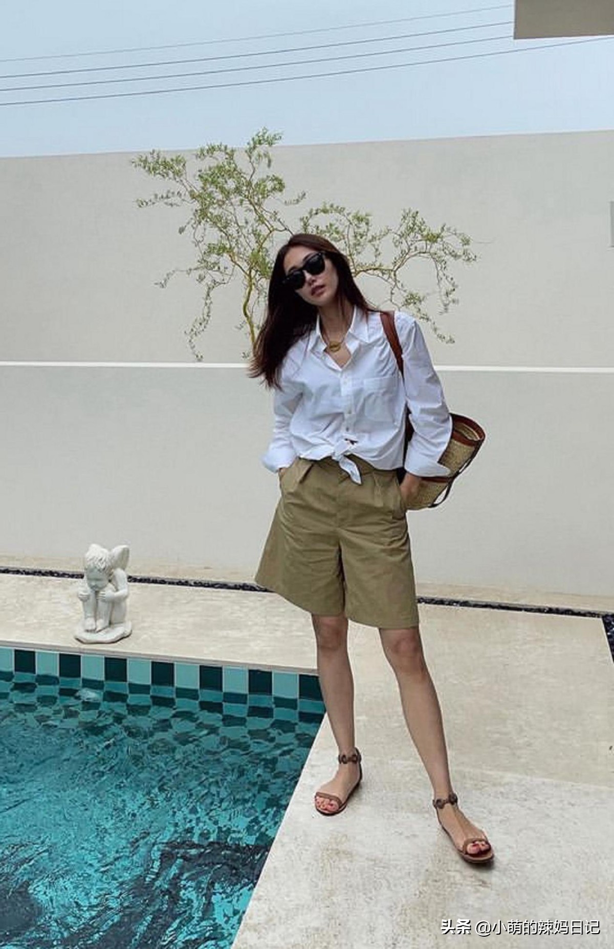 今年超火的阔腿裤穿搭显高,阔腿裤搭配什么上衣好看才有气质