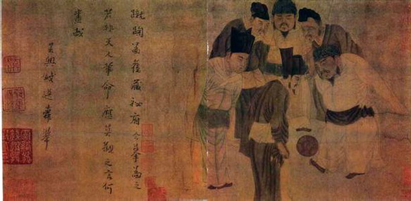 蹴鞠画像石,汉画像石蹴鞠图