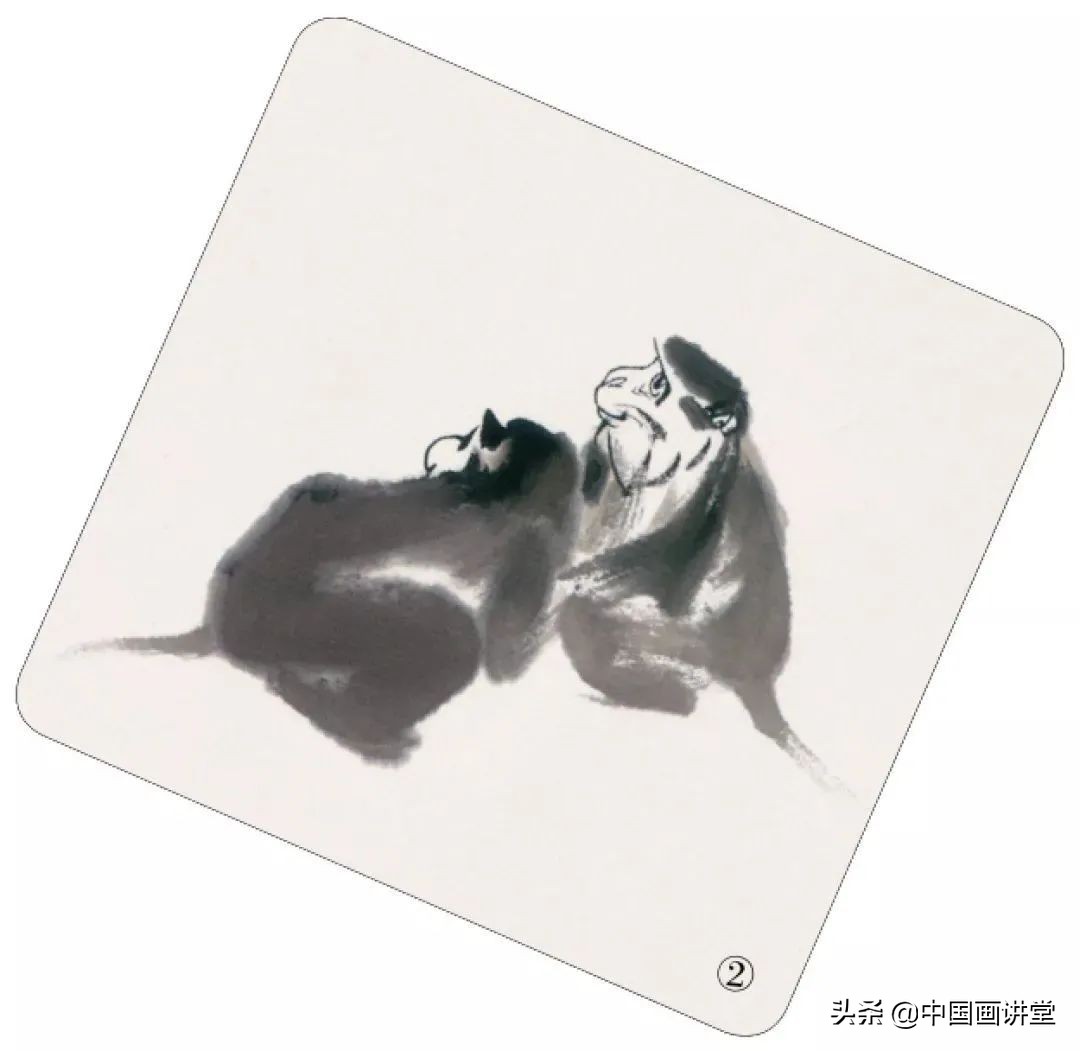 国画猴子画法,国画猴子教学