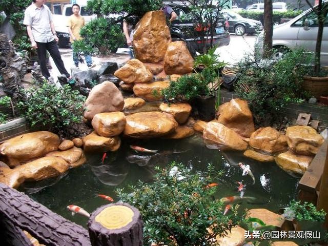 假山水池如何制作,屋顶假山水池设计