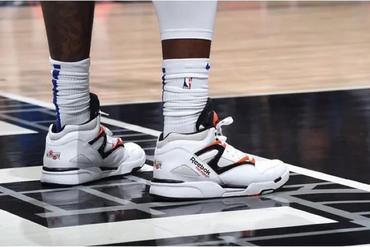 哈雷尔上脚麦迪球鞋,哈雷尔上脚球鞋aj6