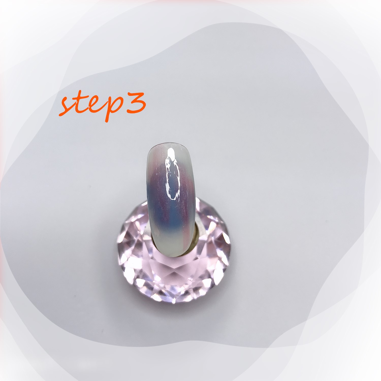 简单晕染美甲教程腮红黄皮,美甲网红款红色日系晕染