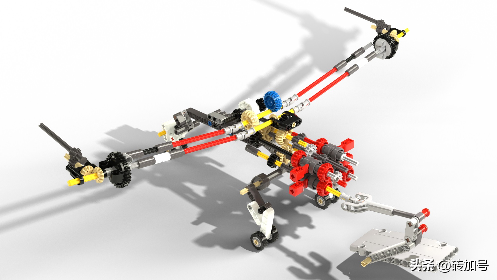 乐高双鹰61054测评,乐高42113鱼鹰运输机