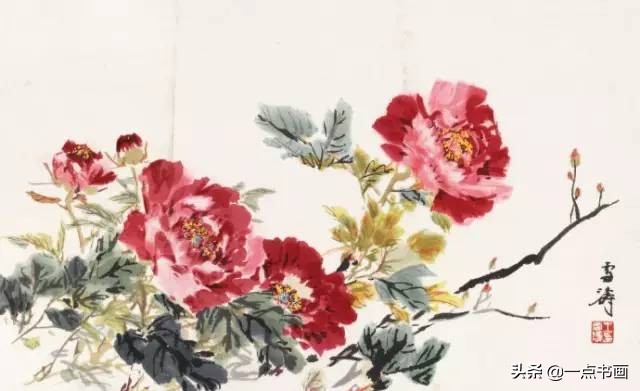 国色天香牡丹国画,牡丹怎样调色才能画出国色天香