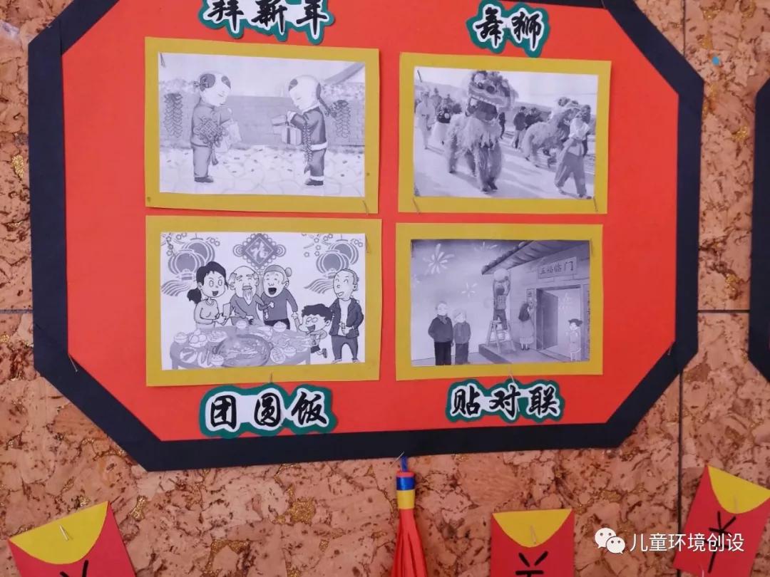 幼儿园新年环创参考,幼儿园新年教室环创