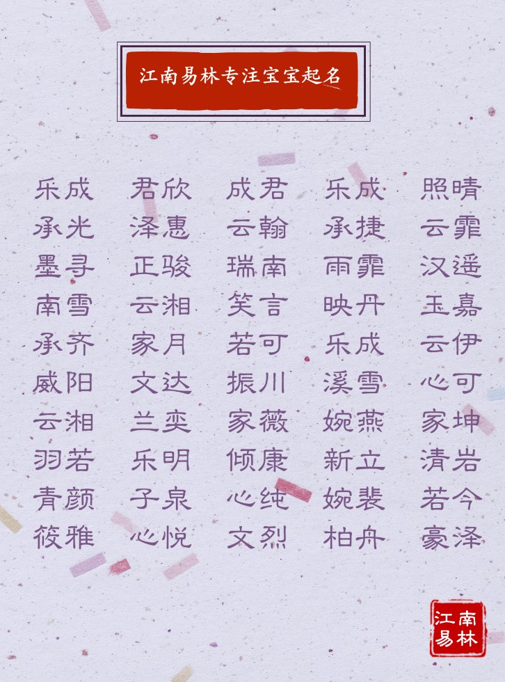 男孩女孩名字库:400个出自诗词里光辉灿烂、大展宏图的名字