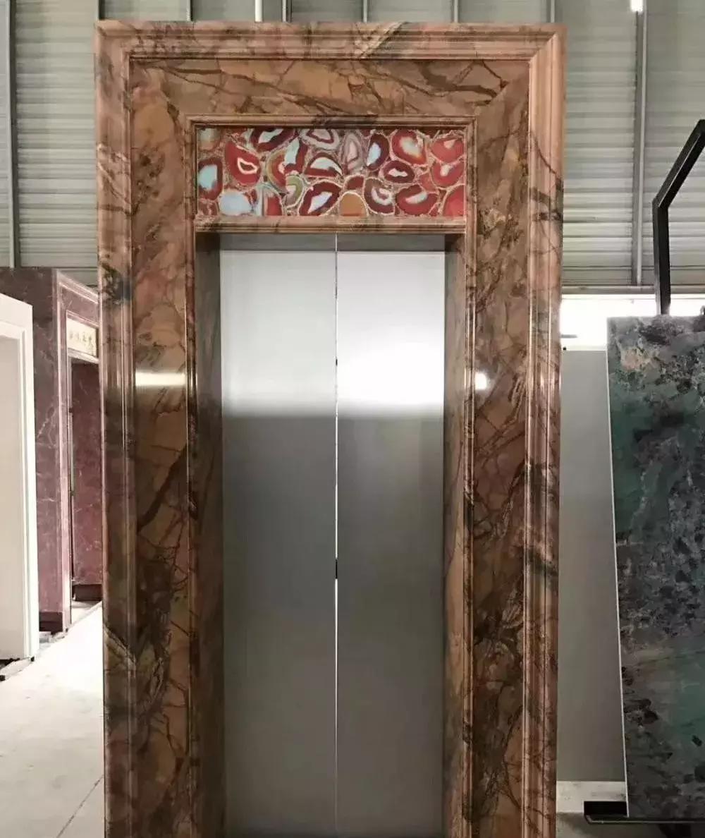 石材电梯门套施工图片,干货大理石电梯门套安装教程图解