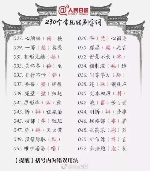 史上无敌最搞笑的错别字,十大奇葩错别字