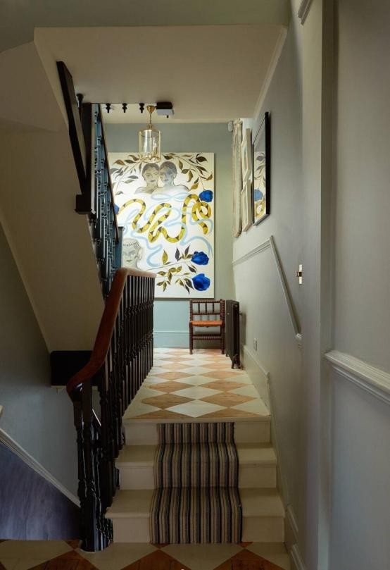 复古英式田园风卧室装修,伦敦复古装修风格