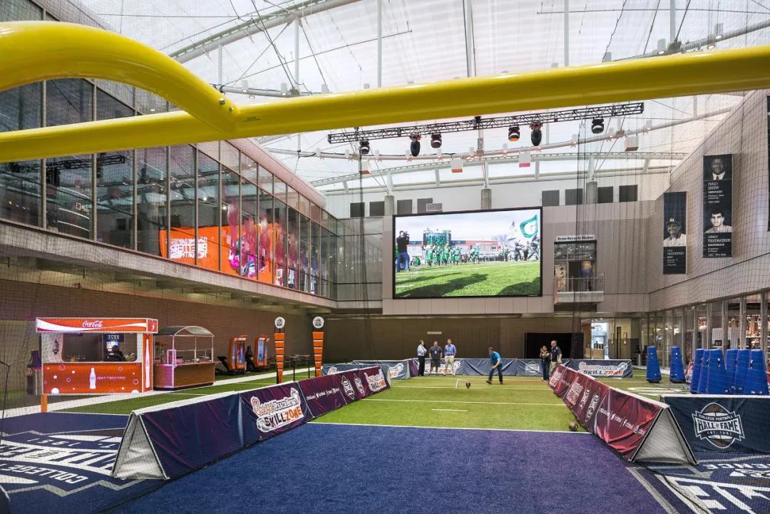 亚特兰大大学足球名人堂博物馆｜开创性的运动体验