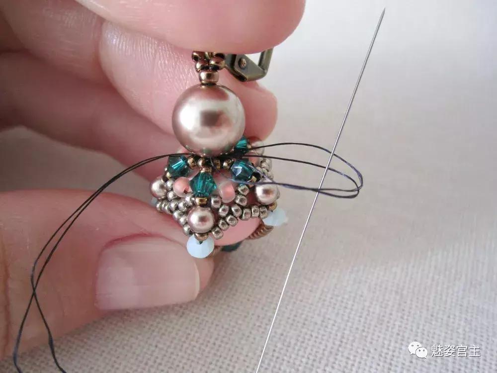 嘉德罗斯耳环怎么做教程,送你一副耳环