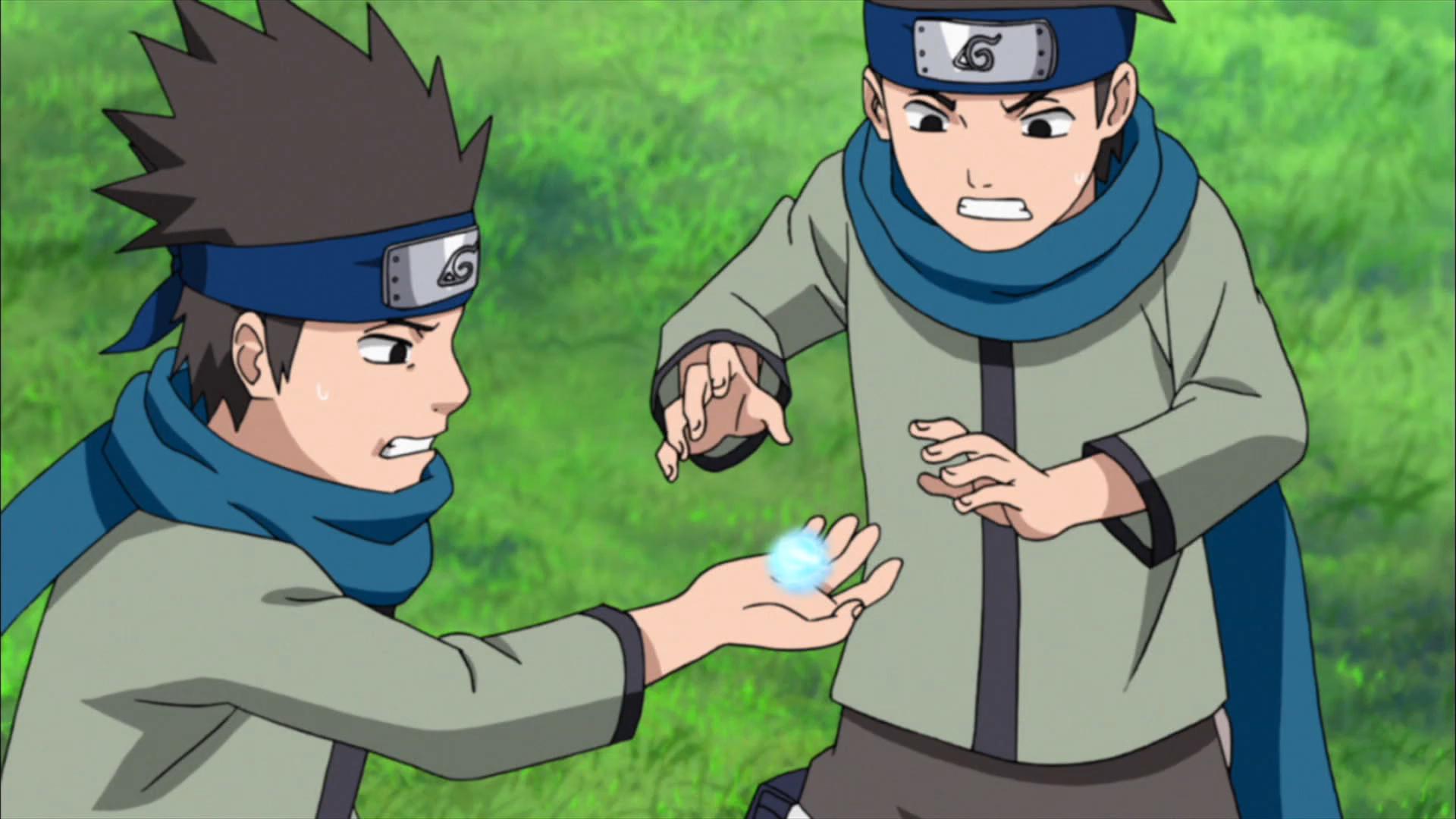 鸣人教木叶丸学螺旋丸是第几集,鸣人和木叶丸谁的螺旋丸厉害