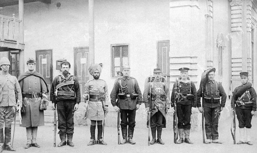 清朝末年八国联军入侵资料,清朝1900年八国联军