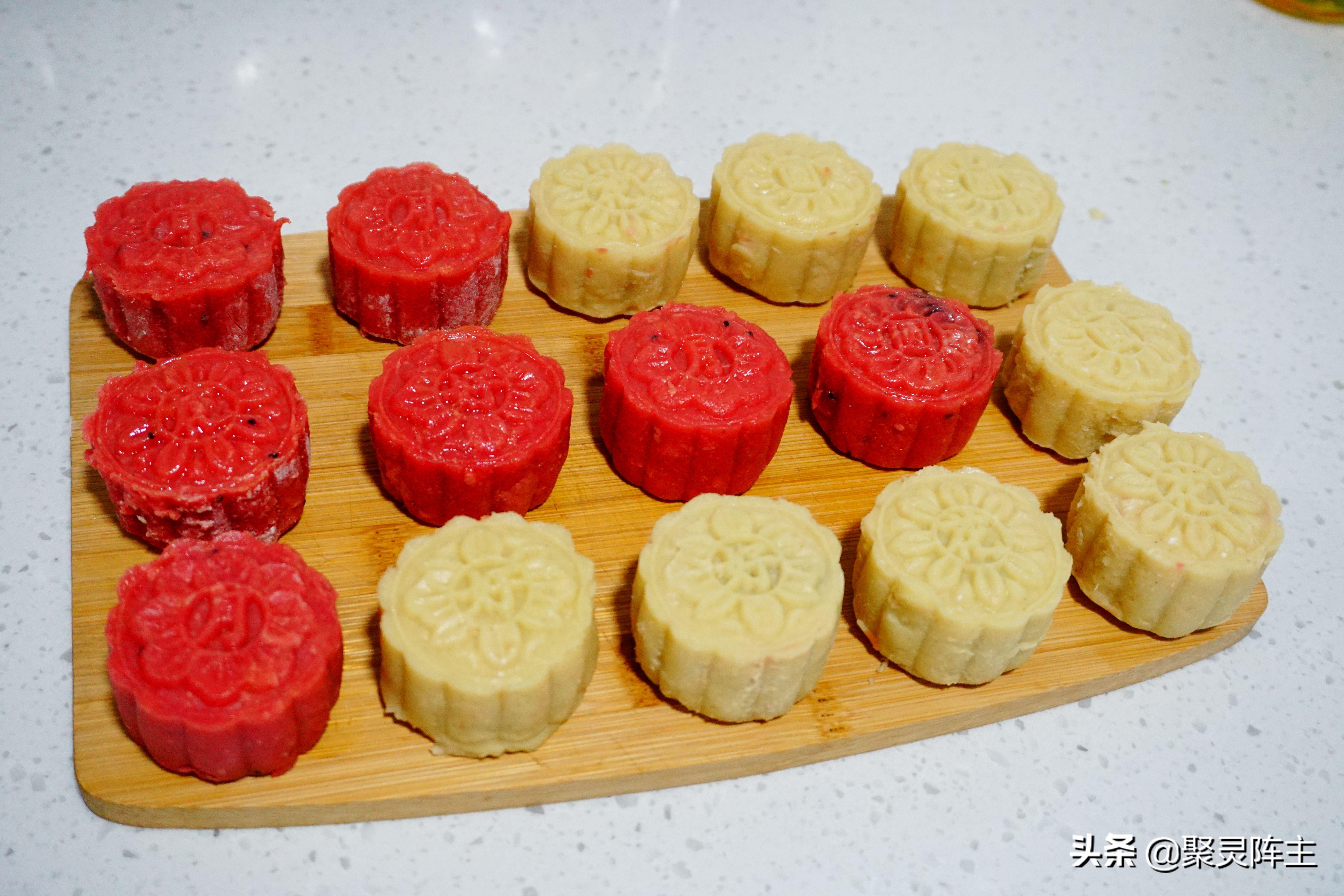 简易冰皮月饼教程，送你花好月圆夜