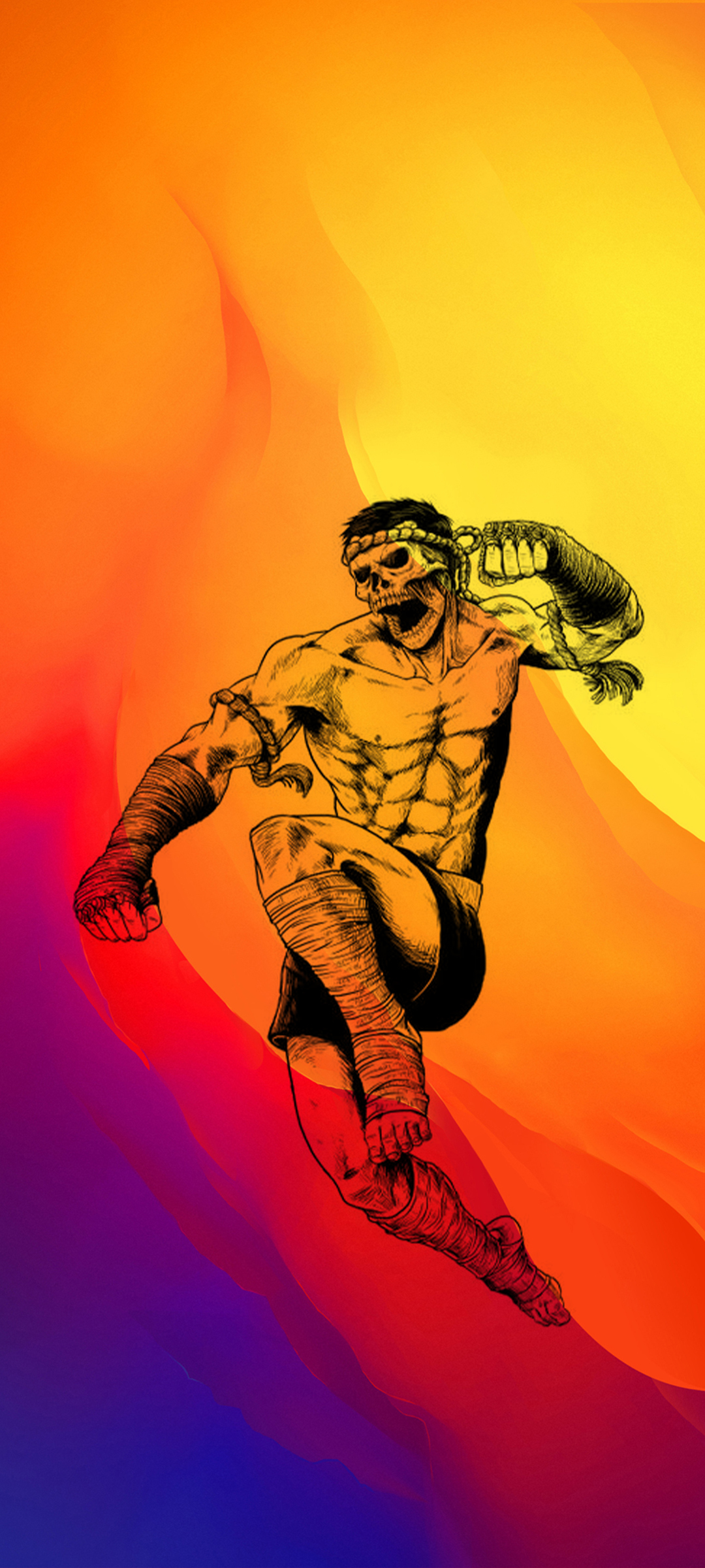 泰拳手机壁纸,手机锁屏壁纸足球