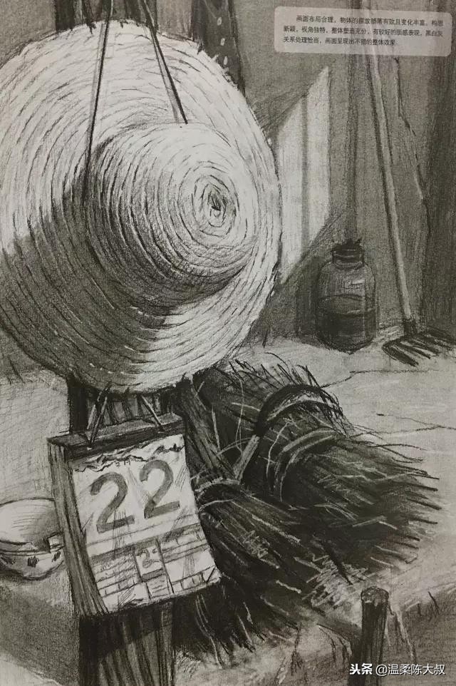 清华美院设计素描2015年高分卷,清华美院校考设计高分试卷