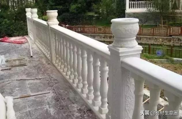 100种石材栏杆图片大全,汉白玉石柱栏杆多少钱一米