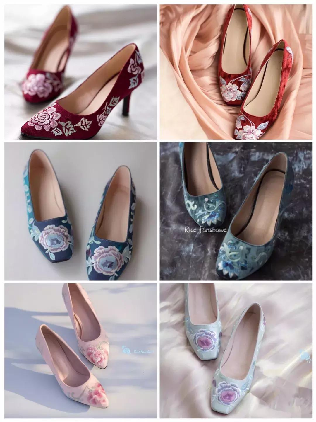 除了撞款的大牌婚鞋，小众+平价的美貌婚鞋走一波