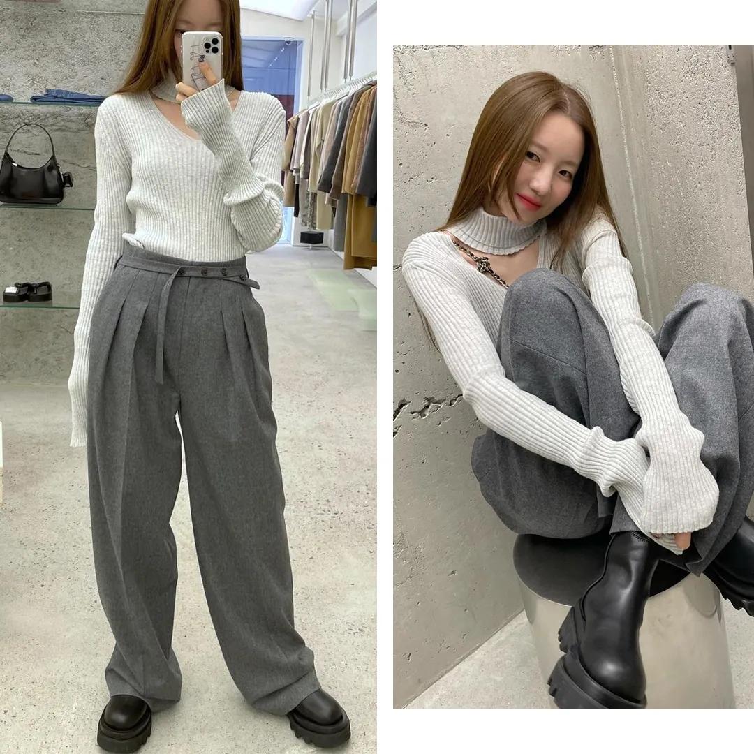 又暖和又酷的穿搭女,又一轮降温了保暖套装